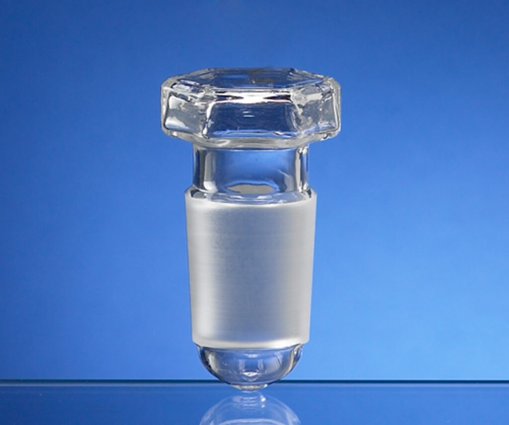 thumbnail image 2 of Laboratory Glass Stopper – Hollow, 14/19/24/29 Joint Sizes, Chemistry Glassware 2 of 5