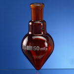 Einhals-Spitzkolben, Braunglas