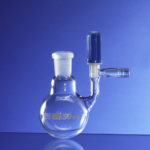 Introgen round bottom flasks, valve stopcock
