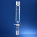 Dropping funnel - glass plug