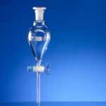 Separating funnels, conical shape (ISO), glass plug