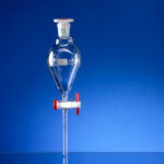 Separating funnels, conical shape (ISO), PTFE plug