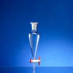 Separating funnels, Squibb, PTFE plug, graduated