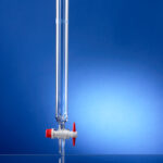 Chromatographie-Säulen, Bördelrand, PTFE-Hahn