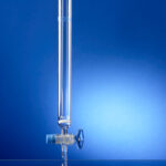 Chromatography columns, with rim, glass plug, filter disc