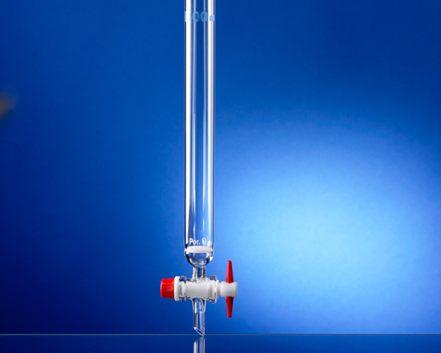 StonyLab Glas-Adapter 24/40 – Vakuum-Durchflussregler Mit PTFE-Hahn, Gerader Schlauchanschluss, Borosilikat, Für Labors