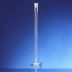 Chromatographie-Säulen, NS-Hülse, Glashahn, Filterplatte