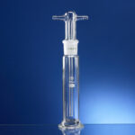 Gas washing bottles, Drechsel type, without filter disc