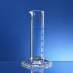 Messzylinder, niedere Form