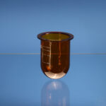 Glass vessels, 1000ml, amber stained