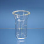 Bioreaktor, einwandig, Boden gewölbt, 2000ml