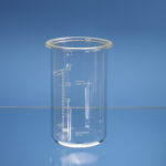 Bioreaktor, einwandig, Boden gewölbt, 3000ml