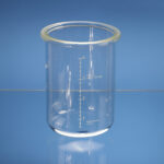 Bioreaktor, einwandig, Boden gewölbt, 5000ml